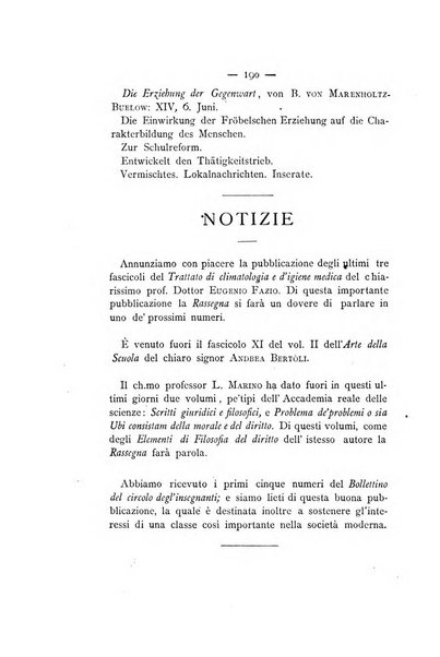 Rassegna critica di opere filosofiche, scientifiche e letterarie