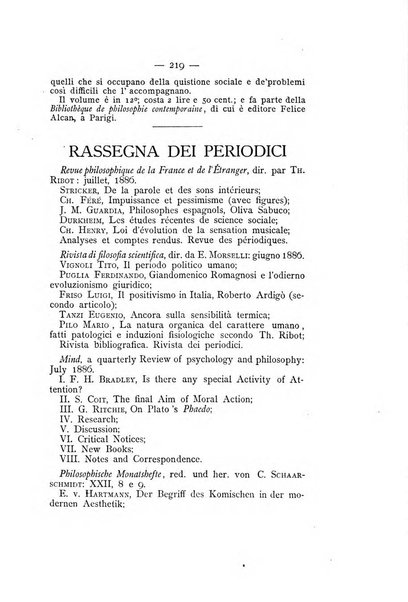 Rassegna critica di opere filosofiche, scientifiche e letterarie