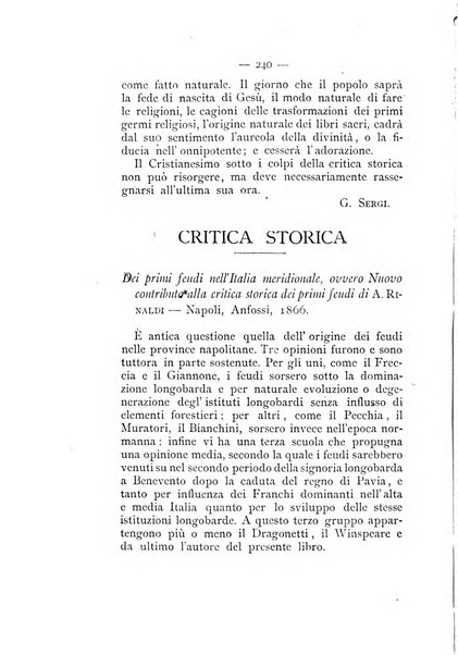 Rassegna critica di opere filosofiche, scientifiche e letterarie