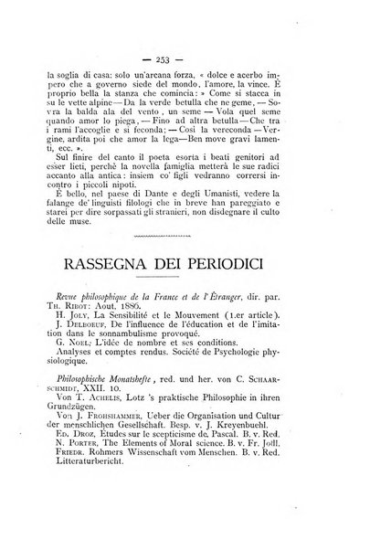 Rassegna critica di opere filosofiche, scientifiche e letterarie