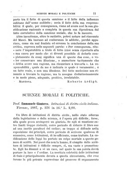 Rassegna critica di opere filosofiche, scientifiche e letterarie