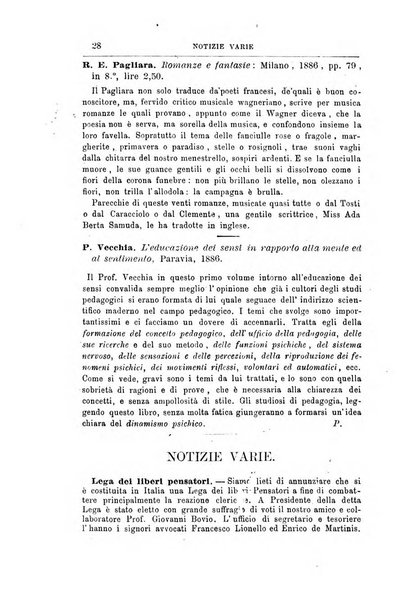 Rassegna critica di opere filosofiche, scientifiche e letterarie