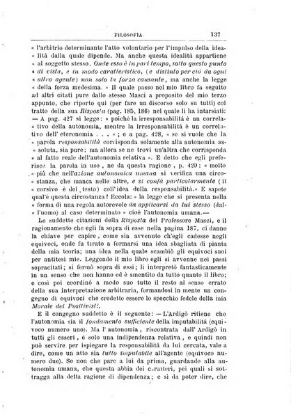 Rassegna critica di opere filosofiche, scientifiche e letterarie