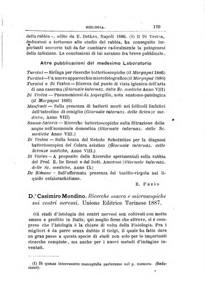 Rassegna critica di opere filosofiche, scientifiche e letterarie