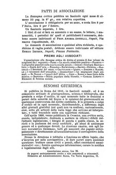 Rassegna critica di opere filosofiche, scientifiche e letterarie