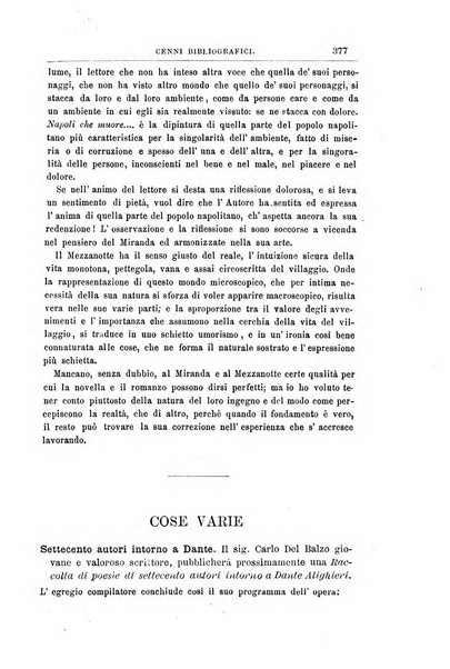 Rassegna critica di opere filosofiche, scientifiche e letterarie