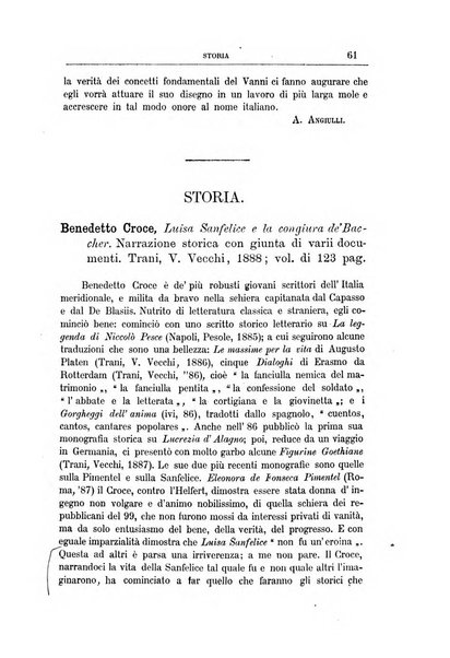 Rassegna critica di opere filosofiche, scientifiche e letterarie