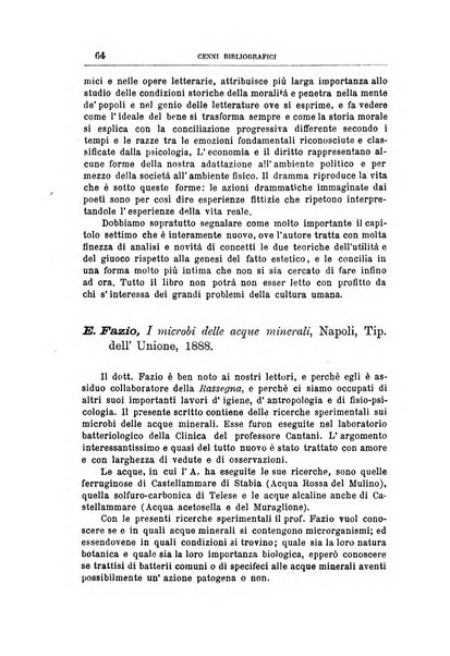 Rassegna critica di opere filosofiche, scientifiche e letterarie