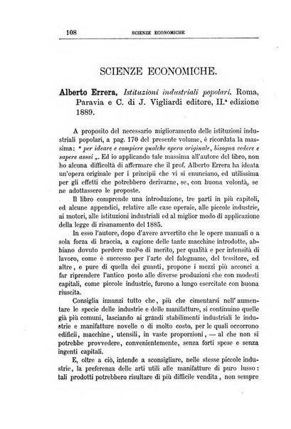 Rassegna critica di opere filosofiche, scientifiche e letterarie