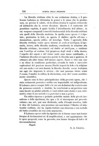 Rassegna critica di opere filosofiche, scientifiche e letterarie