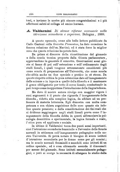 Rassegna critica di opere filosofiche, scientifiche e letterarie