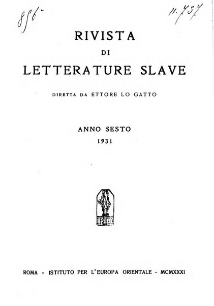 Rivista di letterature slave