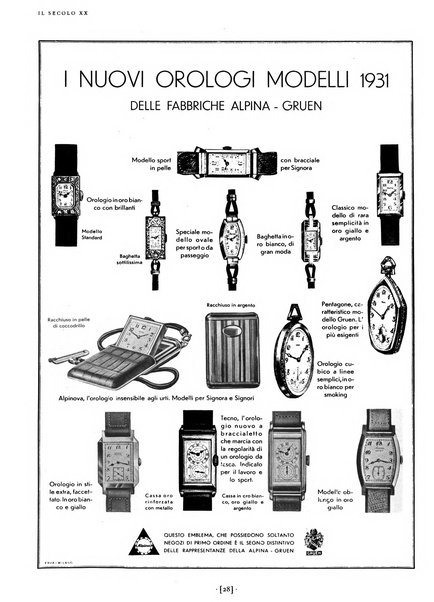 Il secolo 20. rivista popolare illustrata