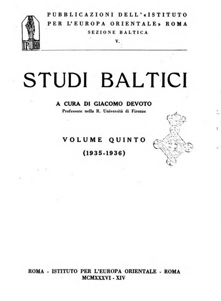 Studi baltici