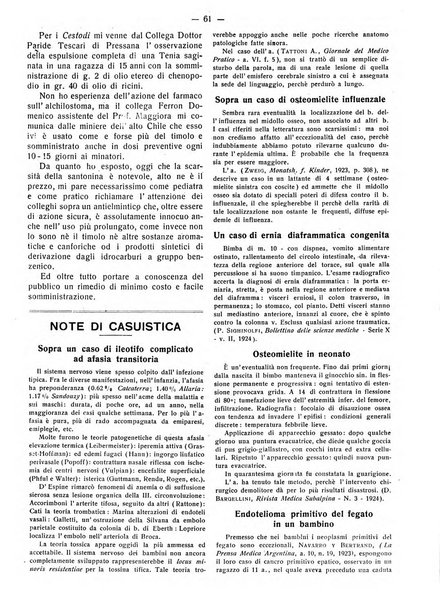 La pediatria pratica sezione pratica dell'archivio La clinica pediatrica