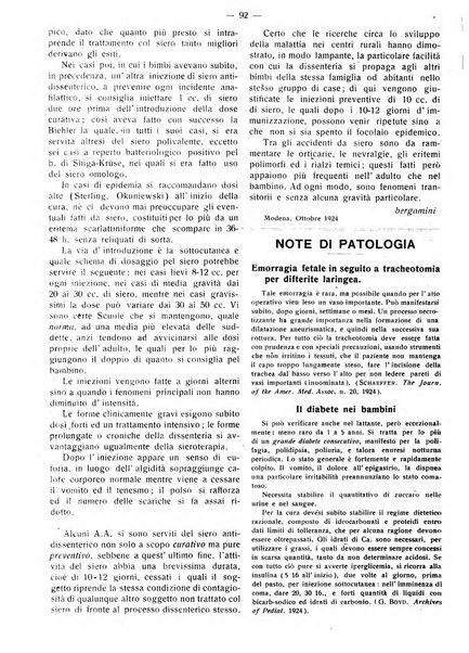 La pediatria pratica sezione pratica dell'archivio La clinica pediatrica