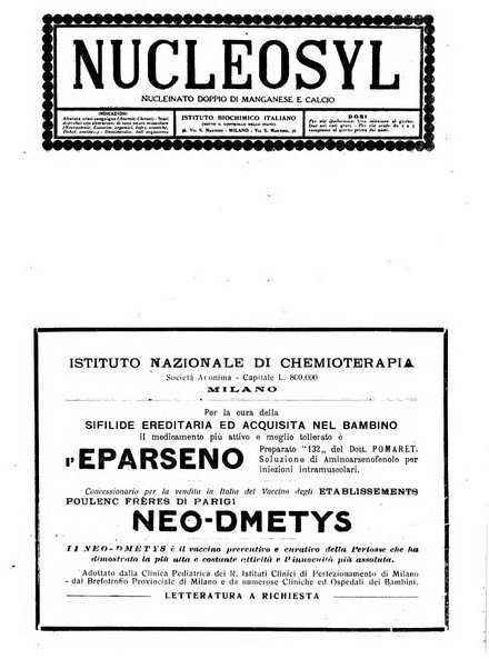 La pediatria pratica sezione pratica dell'archivio La clinica pediatrica