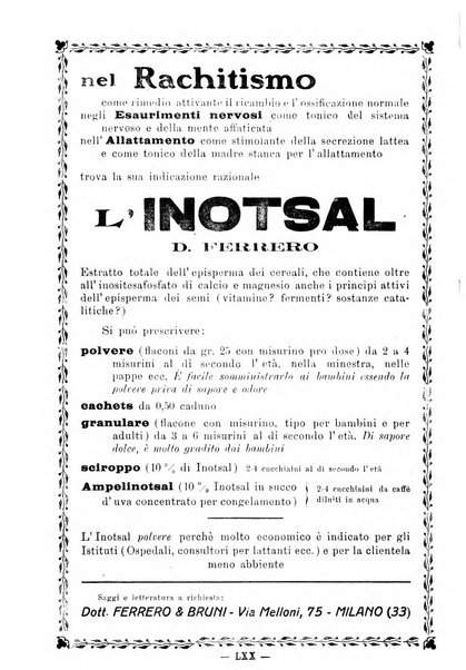 La pediatria pratica sezione pratica dell'archivio La clinica pediatrica