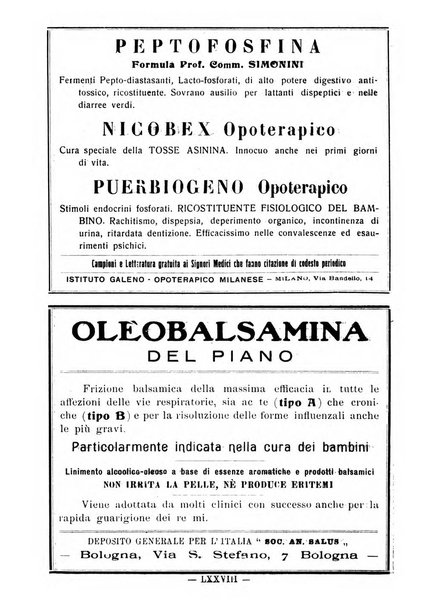 La pediatria pratica sezione pratica dell'archivio La clinica pediatrica