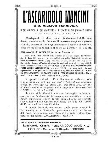 La pediatria pratica sezione pratica dell'archivio La clinica pediatrica