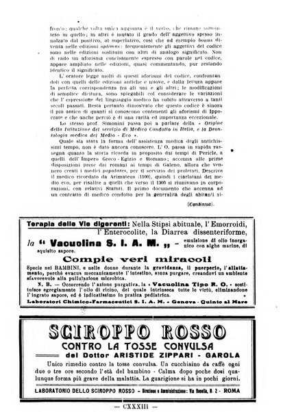 La pediatria pratica sezione pratica dell'archivio La clinica pediatrica