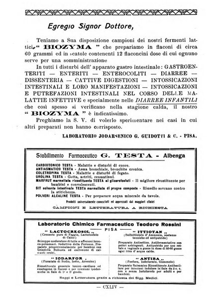 La pediatria pratica sezione pratica dell'archivio La clinica pediatrica