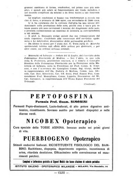 La pediatria pratica sezione pratica dell'archivio La clinica pediatrica