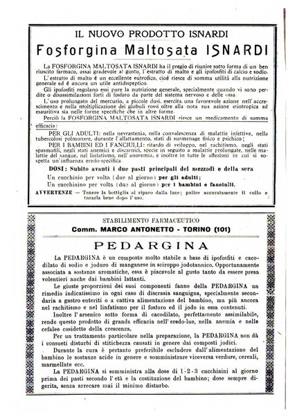 La pediatria pratica sezione pratica dell'archivio La clinica pediatrica