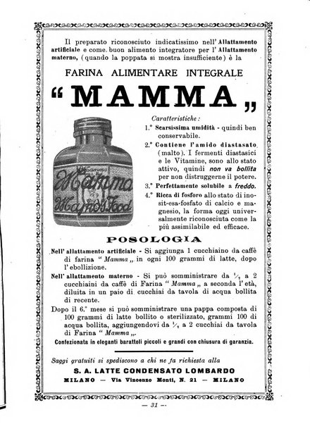 La pediatria pratica sezione pratica dell'archivio La clinica pediatrica