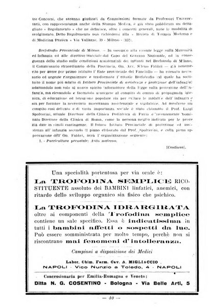 La pediatria pratica sezione pratica dell'archivio La clinica pediatrica