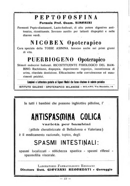 La pediatria pratica sezione pratica dell'archivio La clinica pediatrica