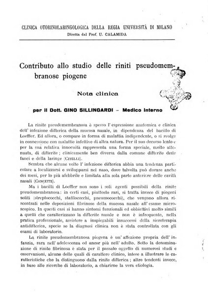 La pediatria pratica sezione pratica dell'archivio La clinica pediatrica