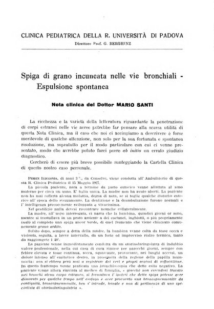 La pediatria pratica sezione pratica dell'archivio La clinica pediatrica