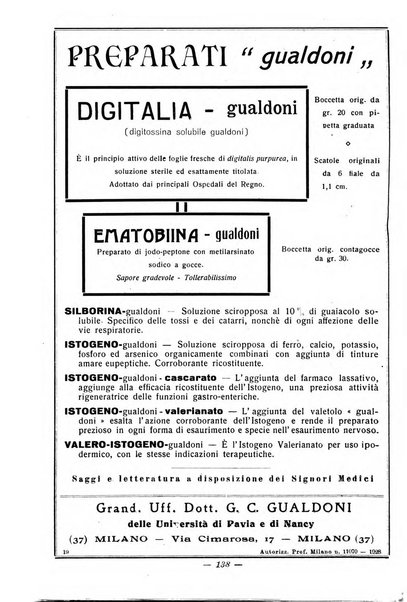 La pediatria pratica sezione pratica dell'archivio La clinica pediatrica