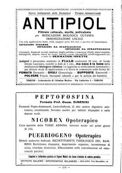 La pediatria pratica sezione pratica dell'archivio La clinica pediatrica