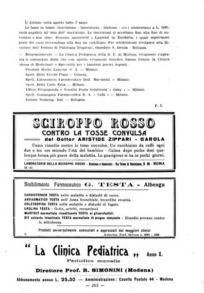 La pediatria pratica sezione pratica dell'archivio La clinica pediatrica