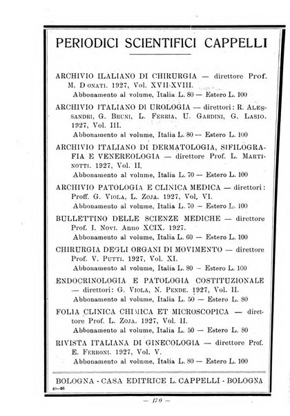 La pediatria pratica sezione pratica dell'archivio La clinica pediatrica