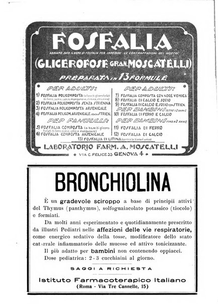 La pediatria pratica sezione pratica dell'archivio La clinica pediatrica