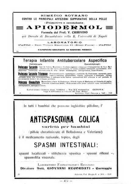 La pediatria pratica sezione pratica dell'archivio La clinica pediatrica