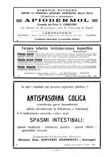 La pediatria pratica sezione pratica dell'archivio La clinica pediatrica