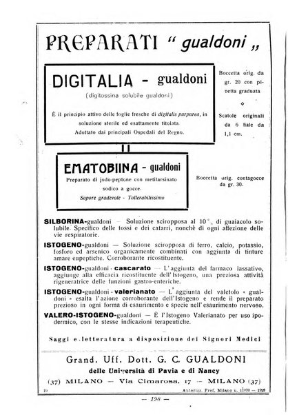 La pediatria pratica sezione pratica dell'archivio La clinica pediatrica