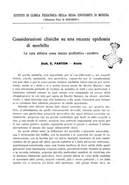 La pediatria pratica sezione pratica dell'archivio La clinica pediatrica