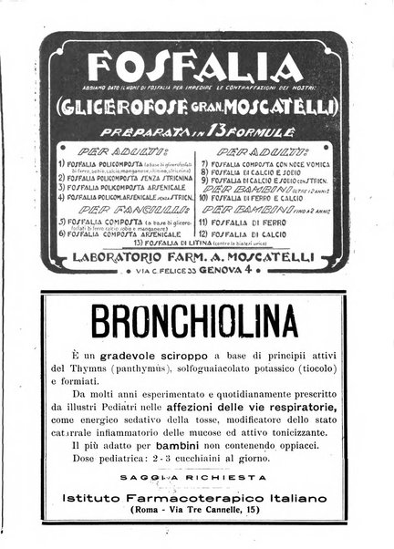 La pediatria pratica sezione pratica dell'archivio La clinica pediatrica