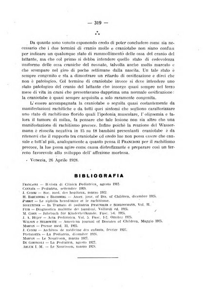 La pediatria pratica sezione pratica dell'archivio La clinica pediatrica