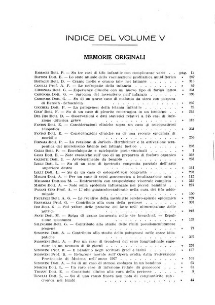 La pediatria pratica sezione pratica dell'archivio La clinica pediatrica