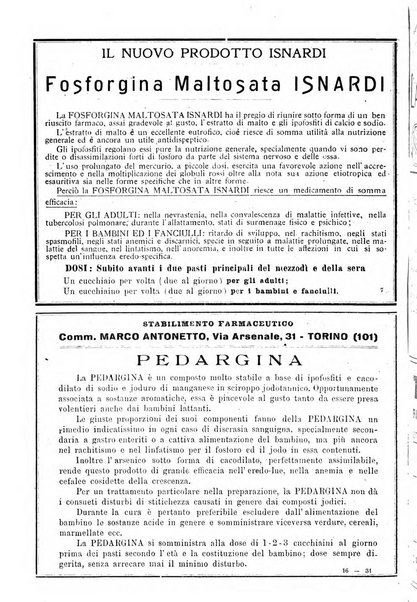 La pediatria pratica sezione pratica dell'archivio La clinica pediatrica