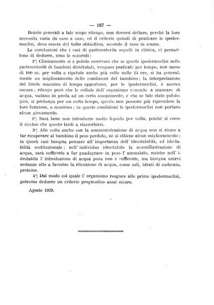 La pediatria pratica sezione pratica dell'archivio La clinica pediatrica