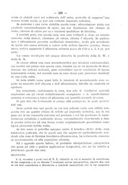 La pediatria pratica sezione pratica dell'archivio La clinica pediatrica