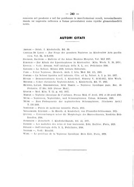 La pediatria pratica sezione pratica dell'archivio La clinica pediatrica