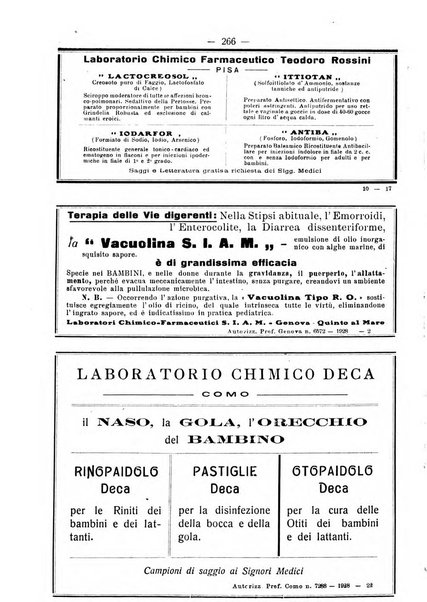 La pediatria pratica sezione pratica dell'archivio La clinica pediatrica